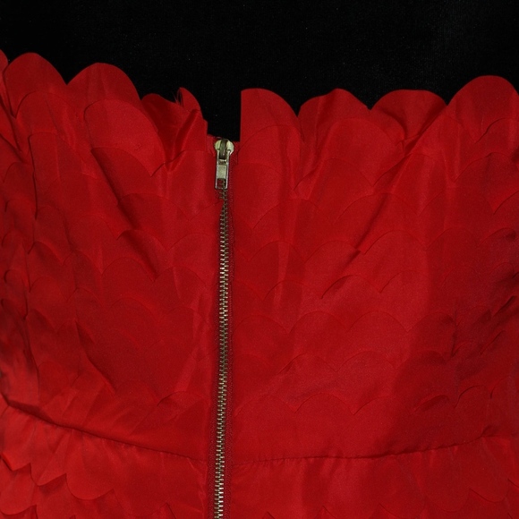 Ark & CO Red Ruffle Halter Dress - Picture 5 of 9